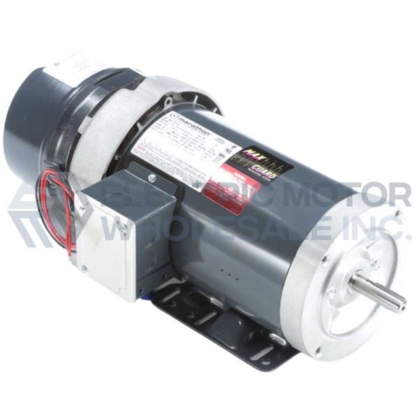 Image for 1.5HP MARATHON 1725RPM 56HC TEFC 3PH BRAKE MOTOR D457A